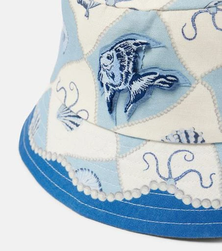 ALÉMAIS Pia linen bucket hat 3