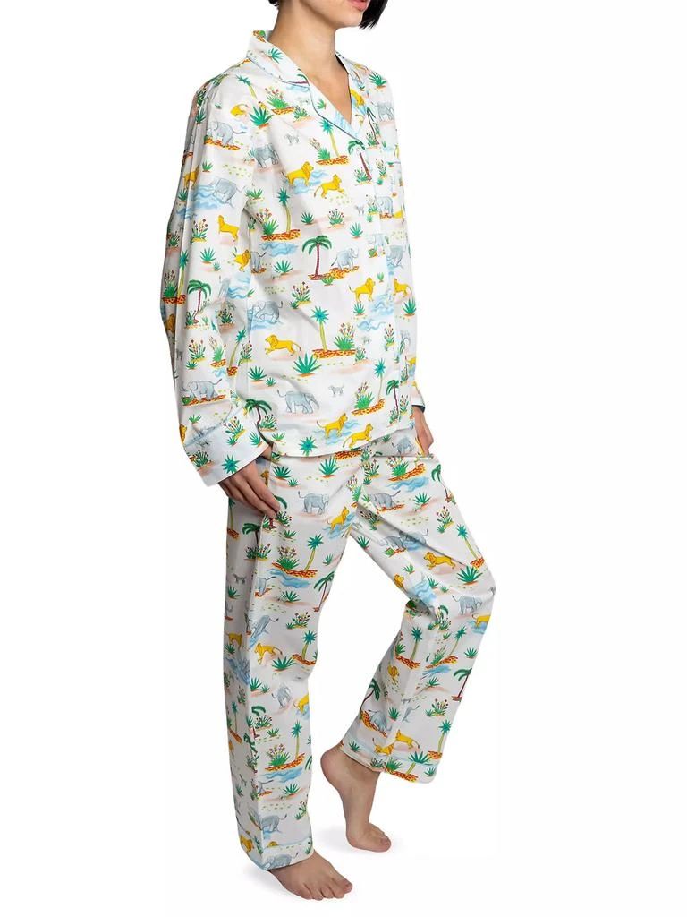 Sant and Abel Women's Trunks Up Long Pajama Set 3