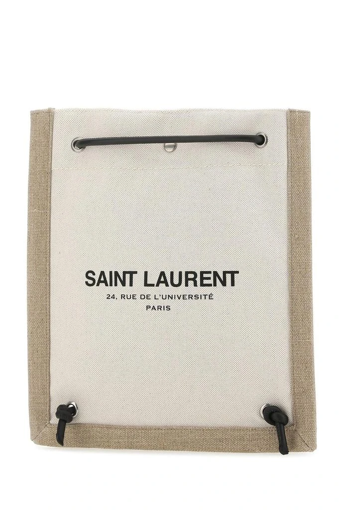 Saint Laurent Two-tone Canvas Université Crossbody Bag 3