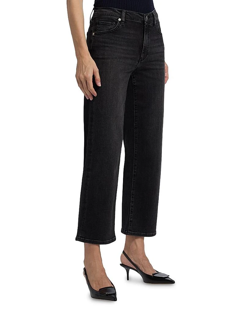 FRAME The Mellow Mid-Rise Crop Straight-Leg Jeans 4