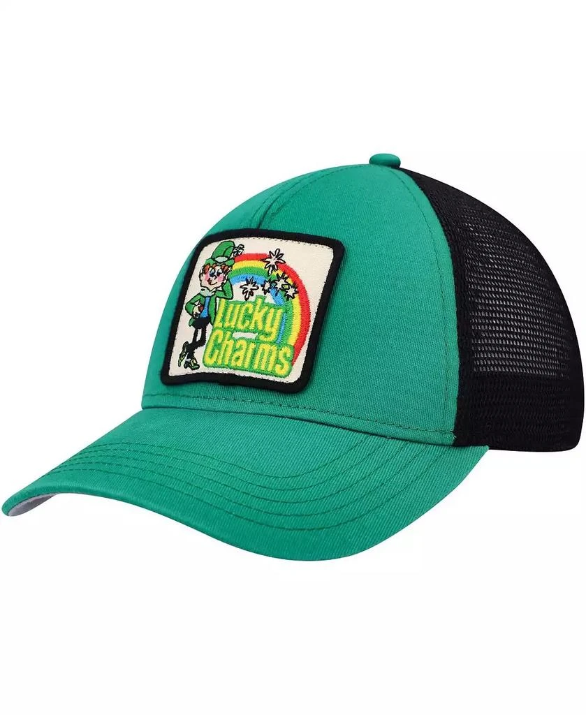 American Needle Men's Green, Black Lucky Charms Valin Trucker Snapback Hat 1