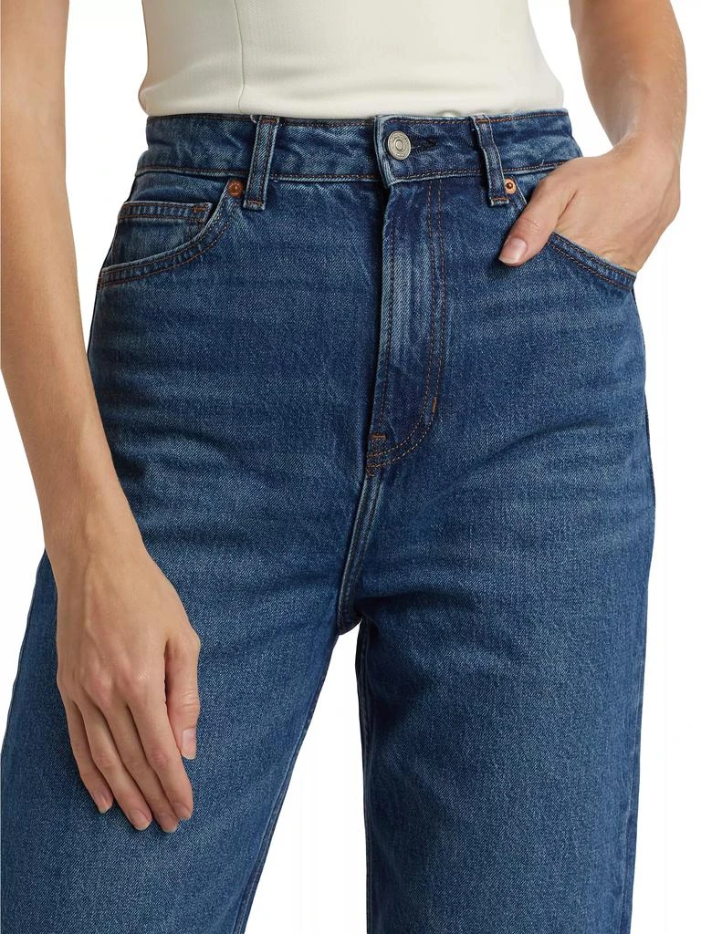 Reformation Wilder Stretch High-Rise Wide-Leg Jeans 6