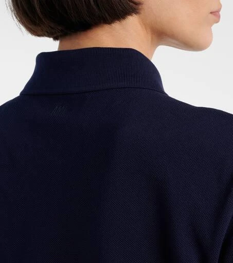 AMI Ami De Cœur cotton piqué polo shirt 6