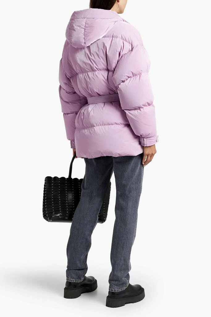 IENKI IENKI Michlin belted quilted shell hooded down jacket 3