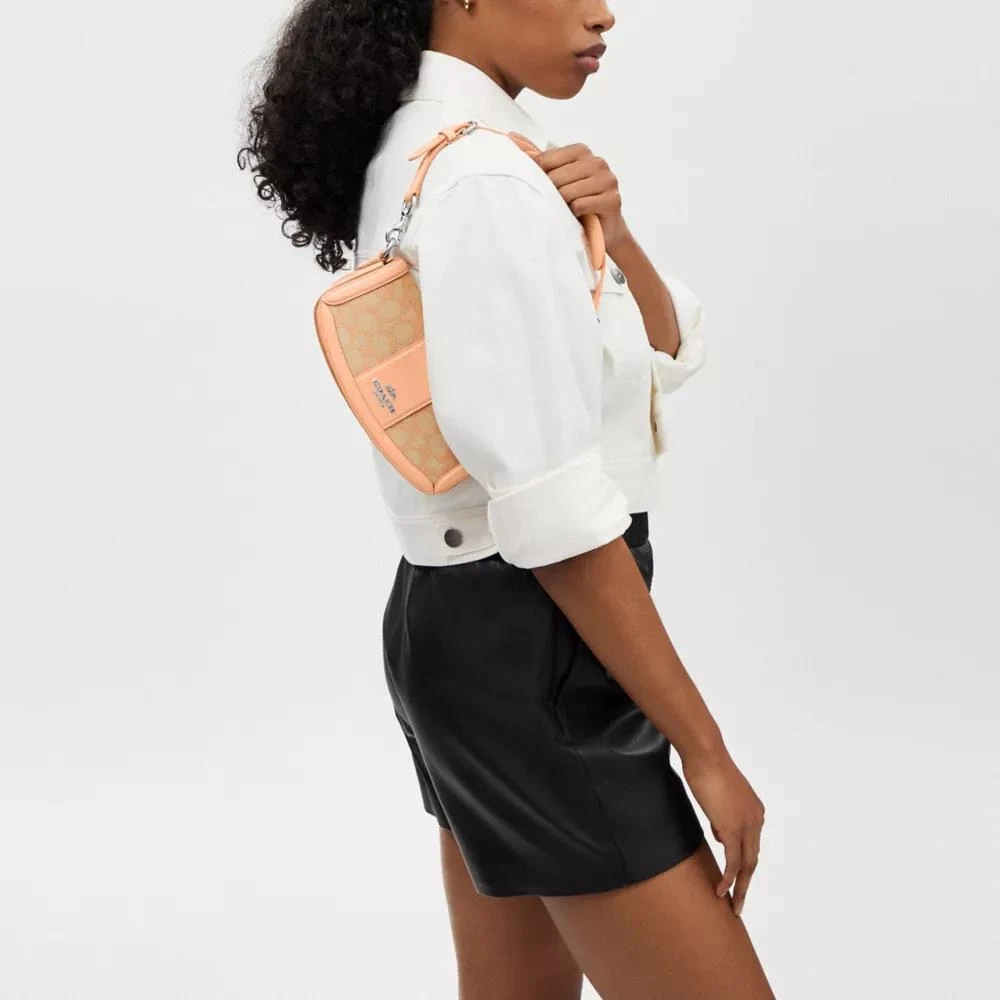 Coach Andrea Small Shoulder Bag In Signature Jacquard 3