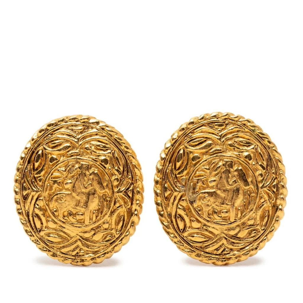 Chanel Plating Clip Earrings (Pre-Owned)