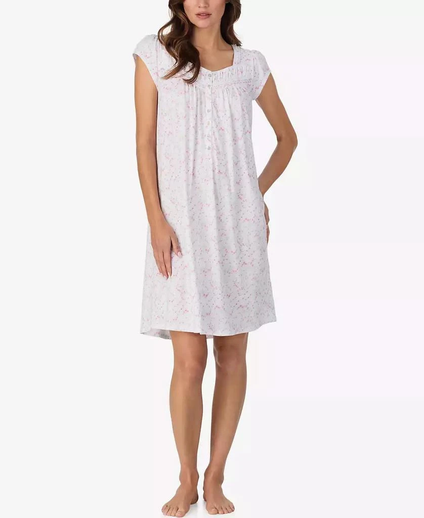 Eileen West Women
s Cap Sleeve Short Nightgown