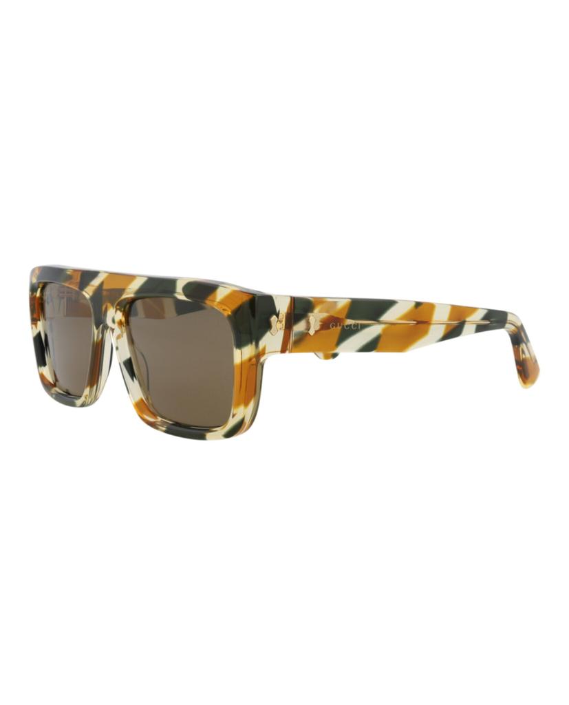 Gucci Square-Frame Recycled Acetate Sunglasses