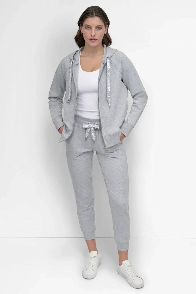 DKNY LOGO DRAWSTRING PERFORMANCE HOODIE 8