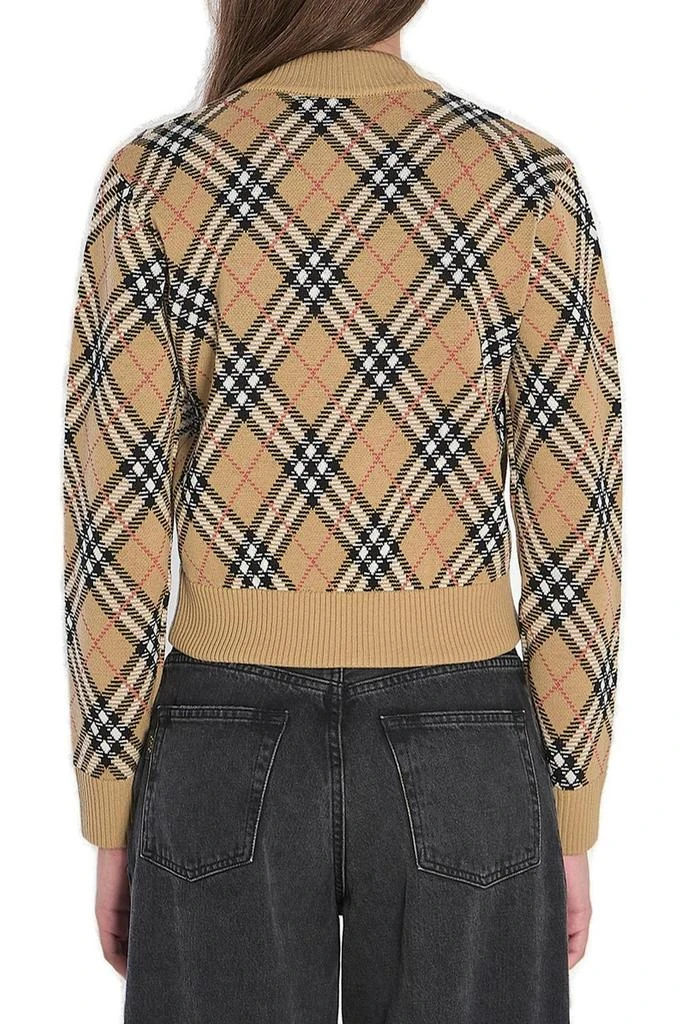 Burberry Burberry Checked Zip-Up Cardigan 2