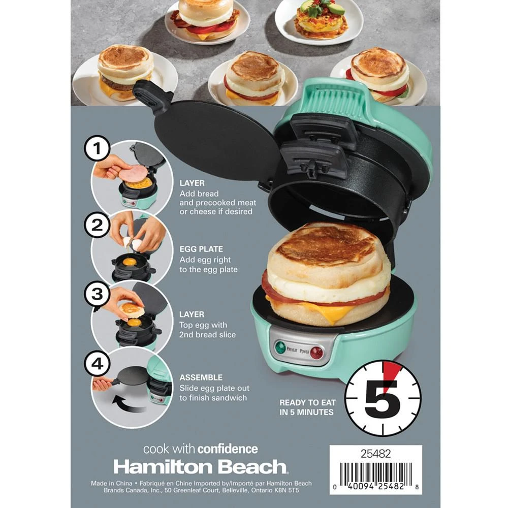 Hamilton Beach Breakfast Sandwich Maker 7