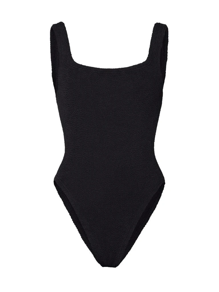 HUNZA G SQUARE NECK SWIM ONE PIECE SWIMSUIT 1