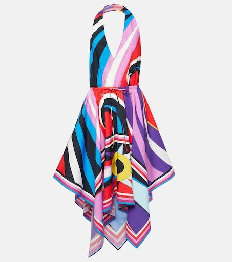 pucci midi dresses FWRD Renew Emilio Pucci Midi Dress in Multi
