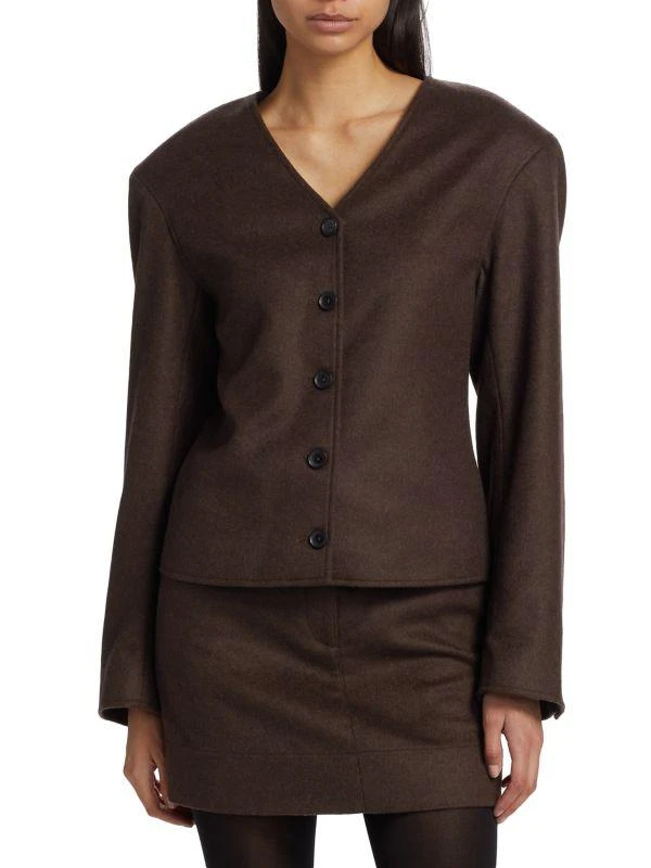 Loulou Studio Vega Wool-Blend Jacket 1