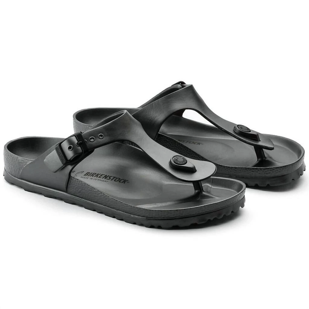 Birkenstock Unisex Gizeh Eva Sandals In Anthracite 4