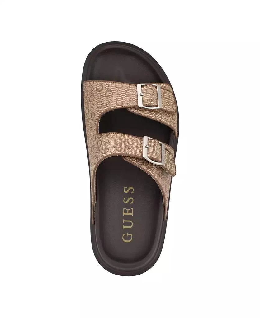 GUESS Men's Verone Double Strap Fashion Slide Sandal 4