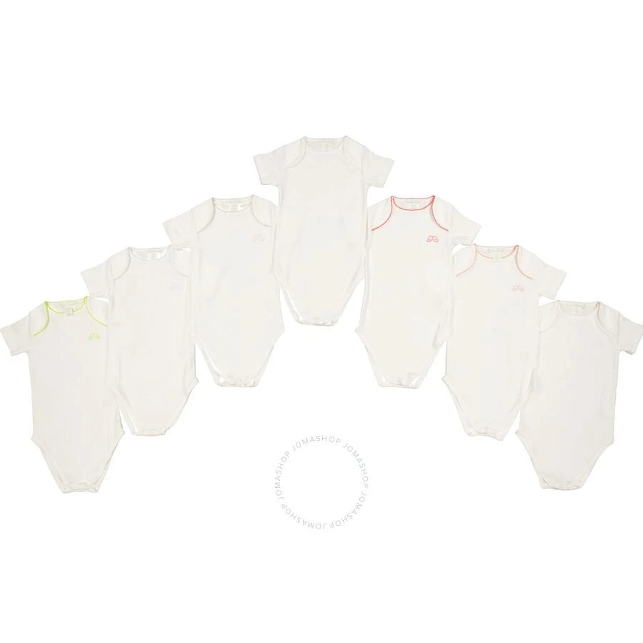 Marie Chantal Infant Set Of 7 Picot Onesies 3