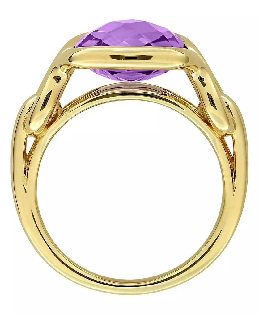 Macy
s Amethyst (4-1/2 ct. t.w.) Solitaire Ring in 18k Gold Flash Plated Sterling Silver 3