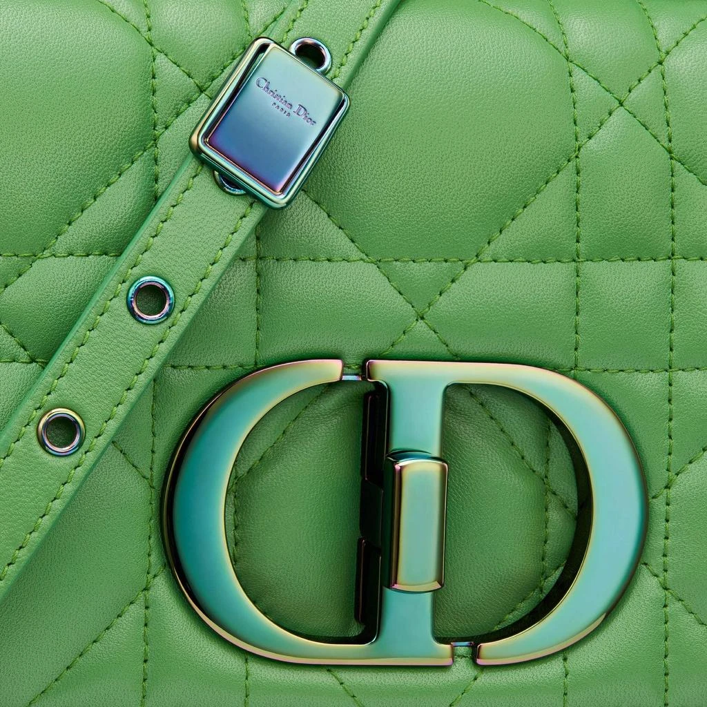 Dior Christian Dior Green calfskin Small Dior Caro Bag 6