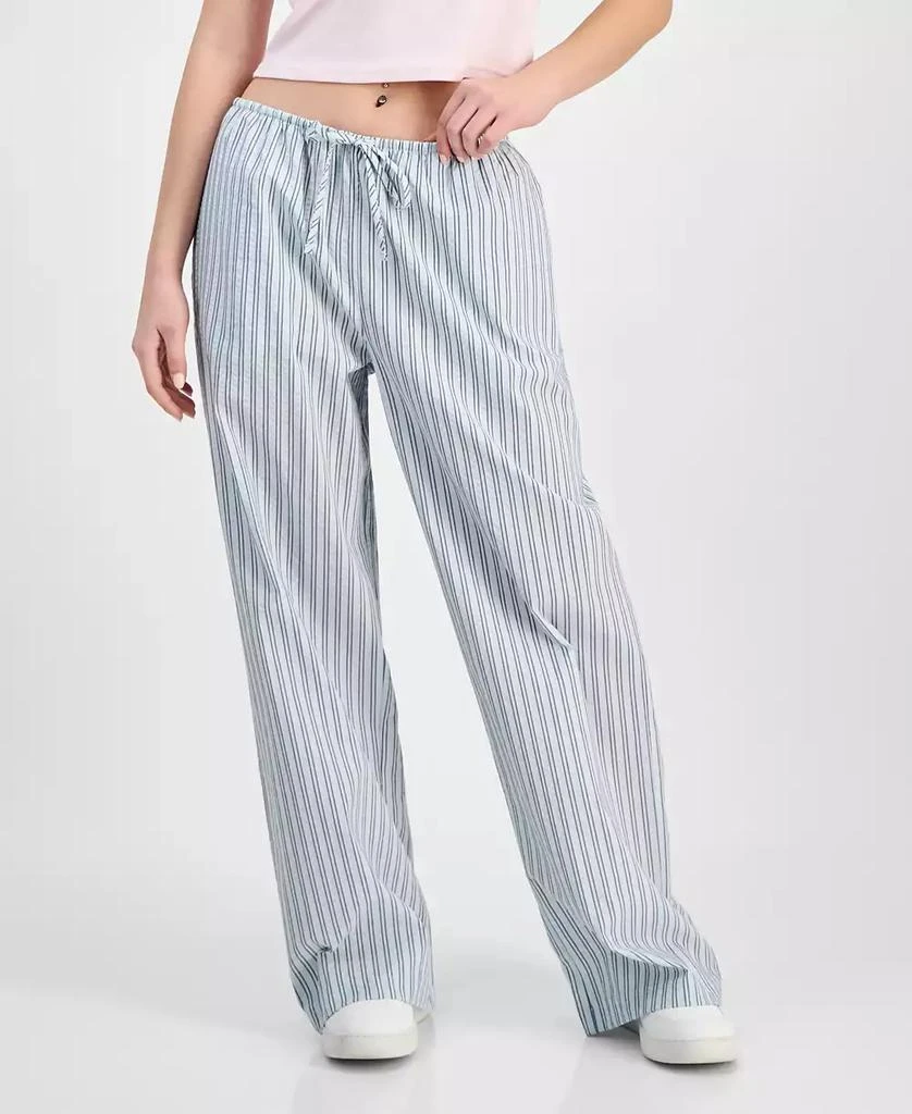 Self Esteem Juniors' Seersucker Drawstring Lounge Pants 3