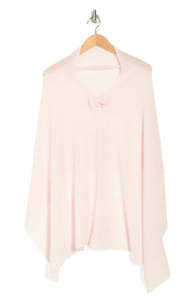 Portolano Cashmere Bow Poncho 3