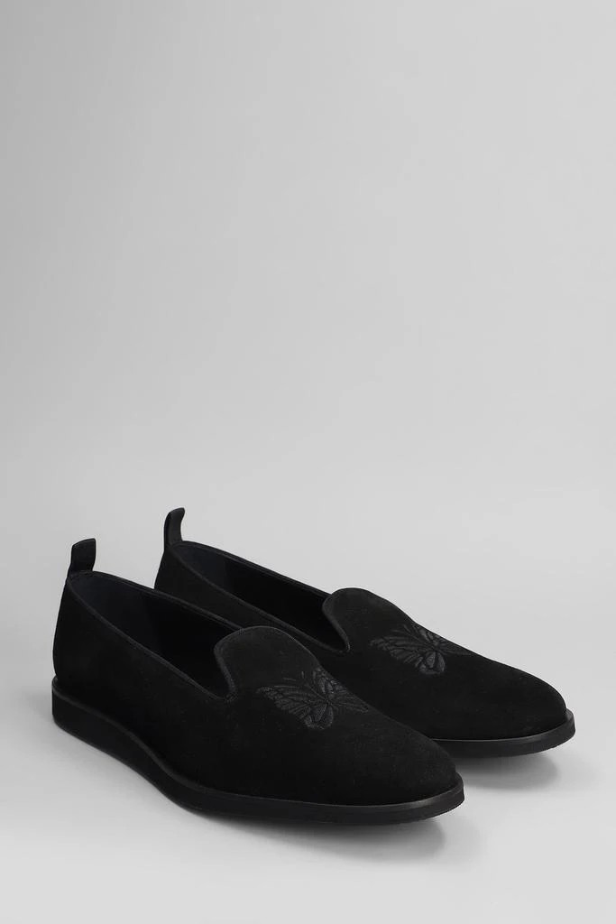 Needles Needles Motif Embroidered Loafers 3