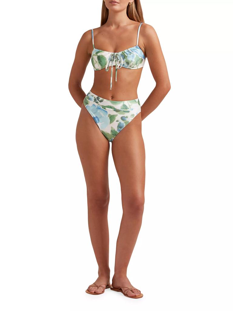 Peony Solstice Floral Bikini Top