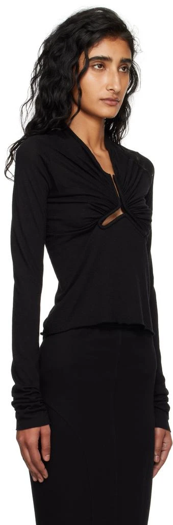 Rick Owens Black Concordians Allanah LS T-shirt 2