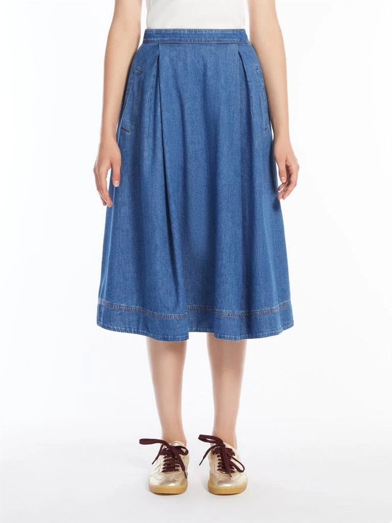 Weekend Max Mara Cotton denim skirt 2