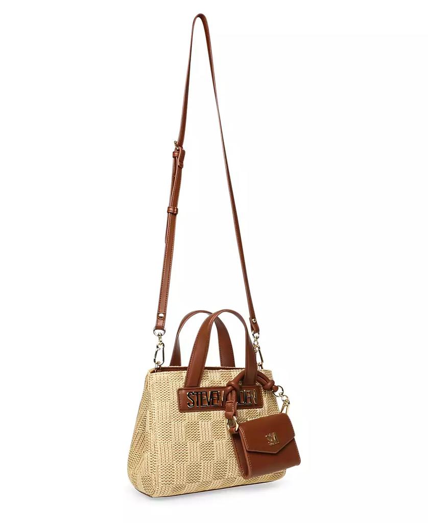 Steve Madden Bflores Raffia Mini Tote