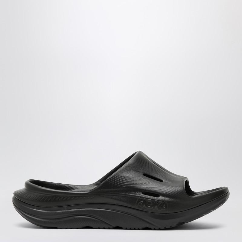 Hoka One One Black Ora Recovery Slide 3