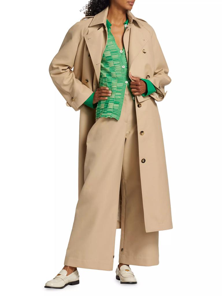 Rosetta Getty 2-In-1 Cotton Double-Layered Trench Coat