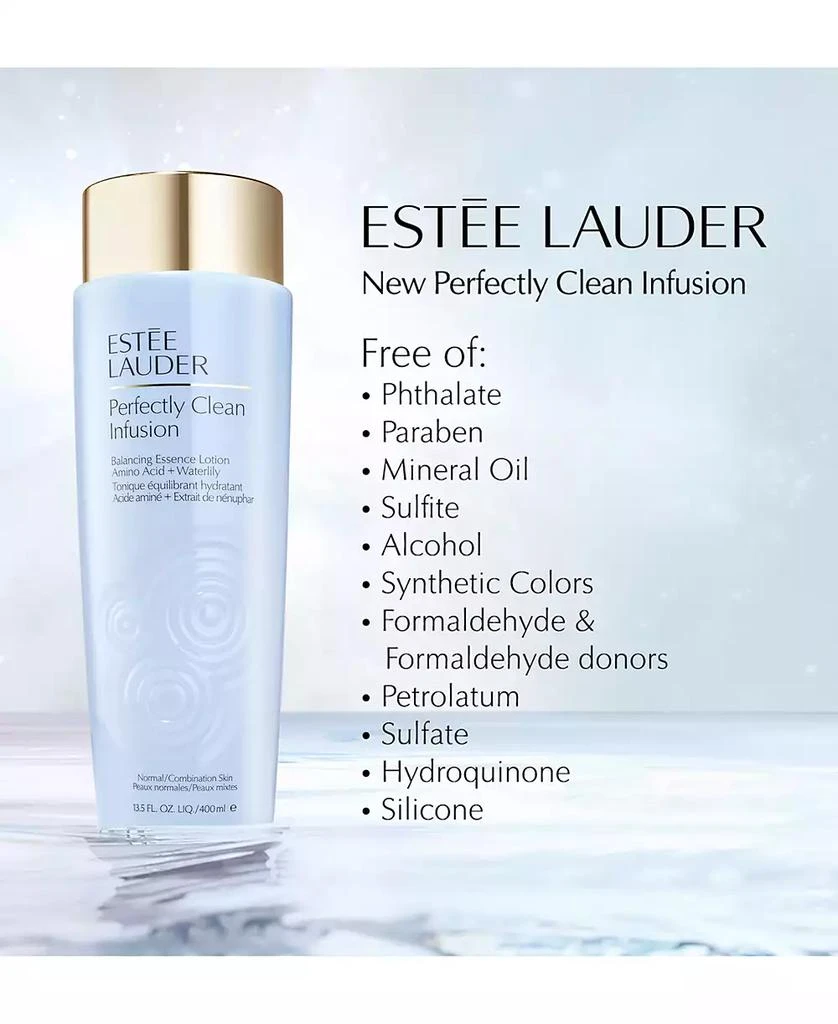 Estée Lauder Perfectly Clean Infusion Balancing Essence Lotion With Amino Acid & Waterlily, 13.5 oz 2