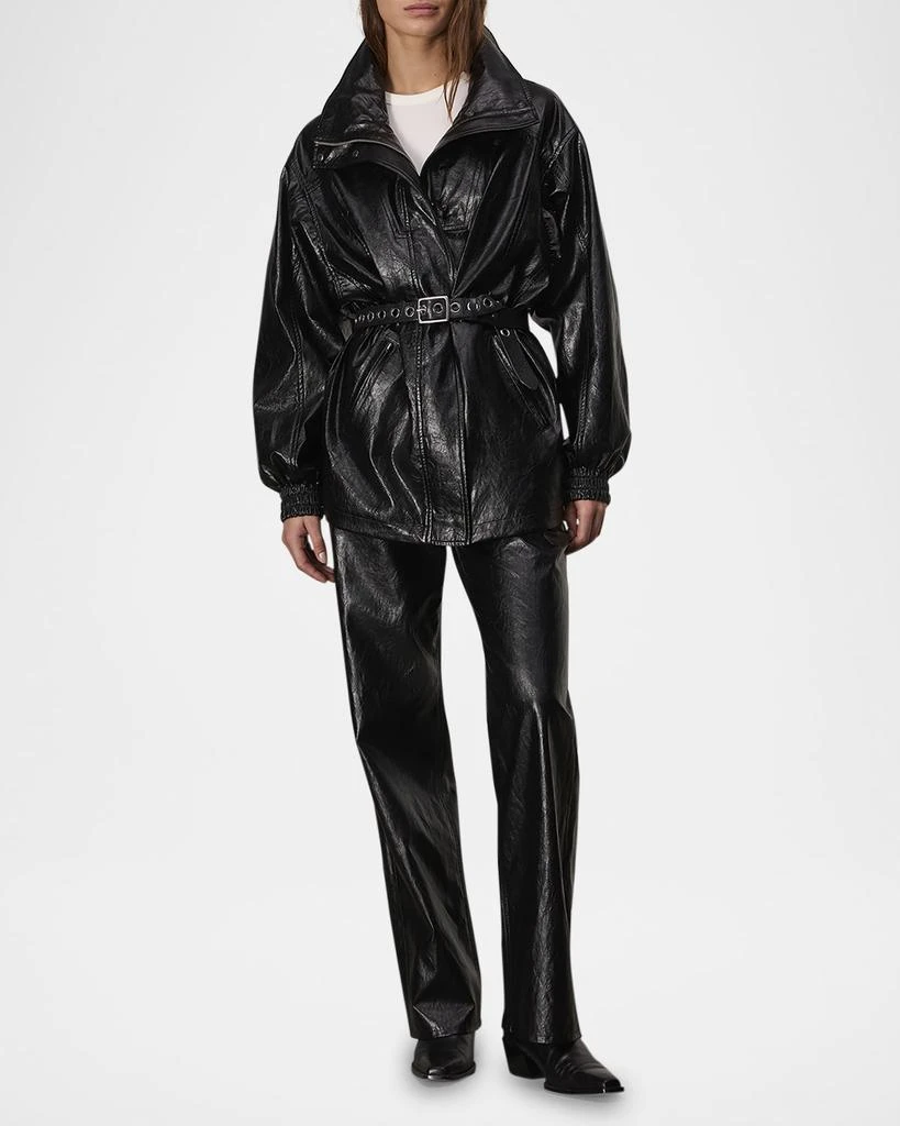 Rag & Bone Monica Faux Leather Jacket 2