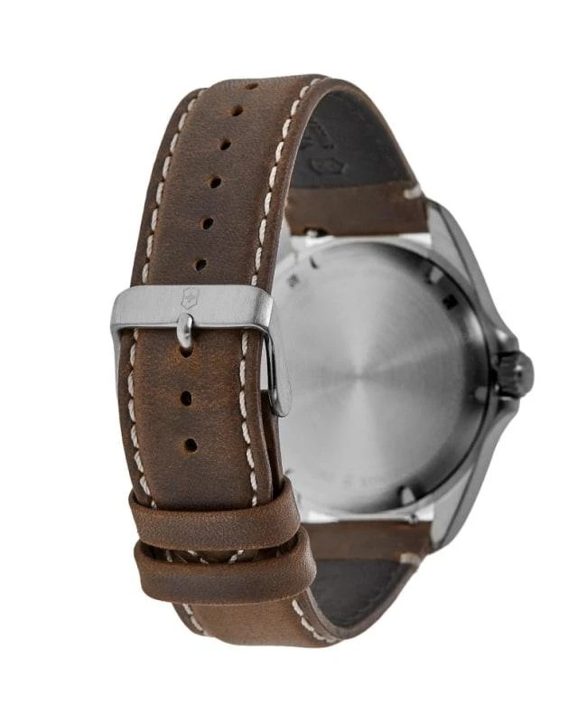 Swiss Army Victorinox Swiss Army Heritage Quartz Blue Dial Brown Leather Strap Men's Watch 241964 4