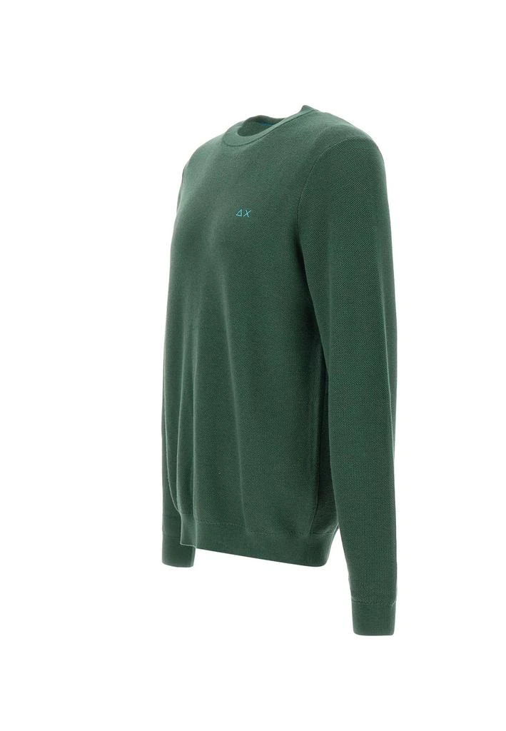 SUN 68 Sun 68 Logo Embroidered Crewneck Knitted Jumper 3