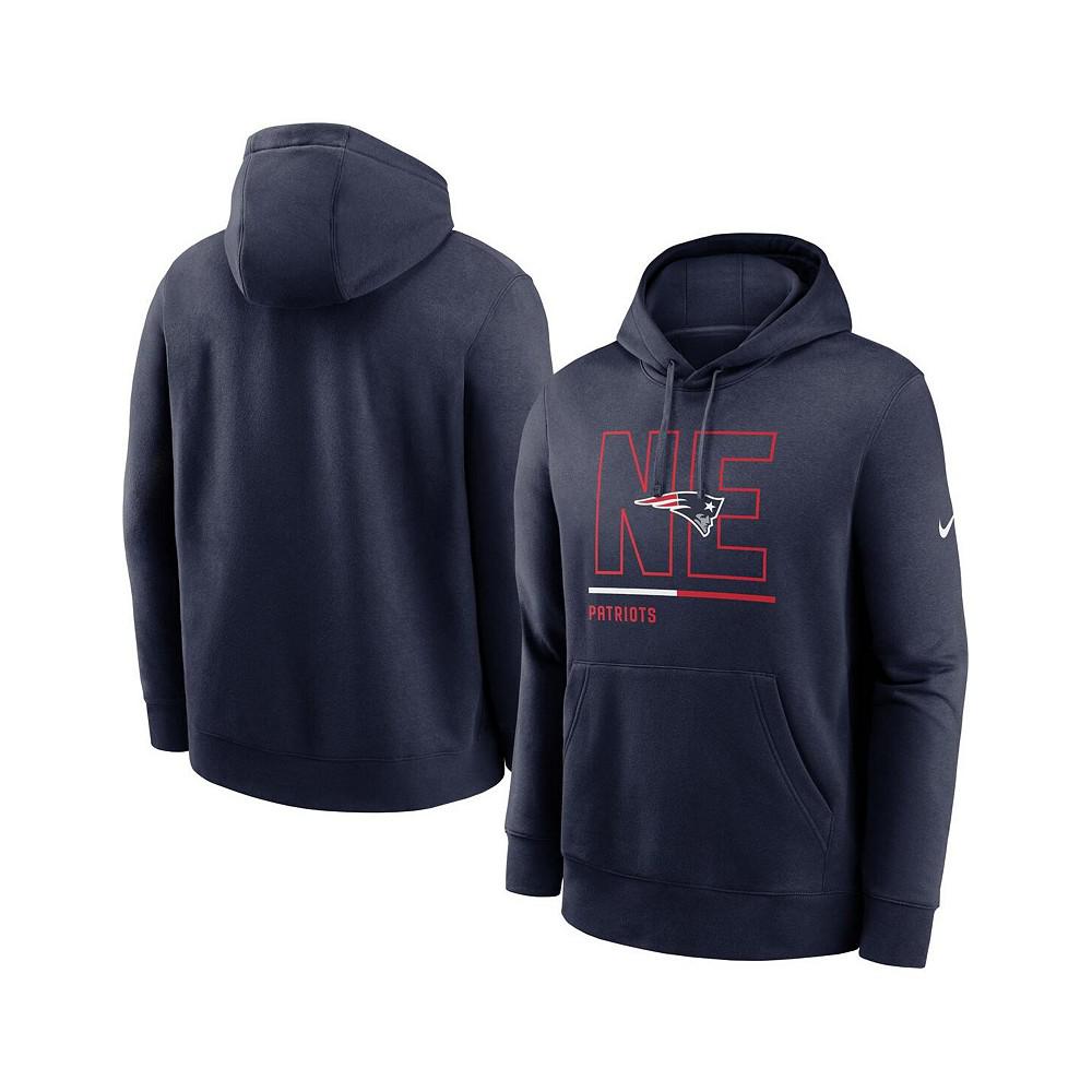 Nike Men's Navy New England Patriots City Code Club Fleece Pullover Hoodie