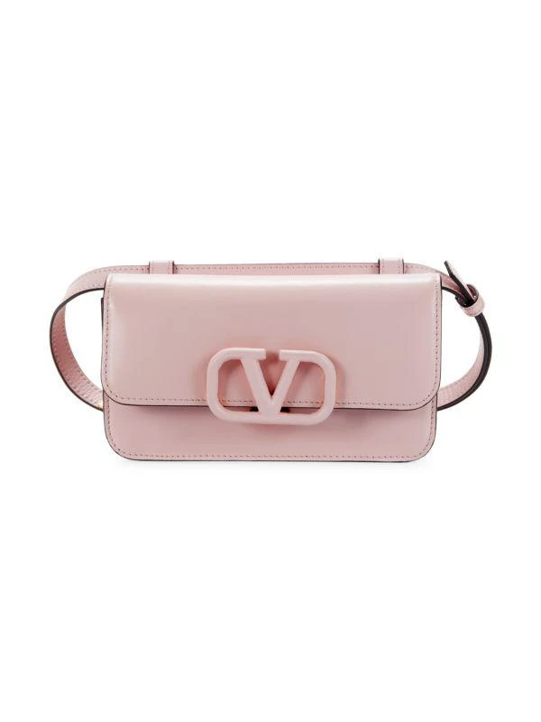 Valentino Logo Leather Belt Bag 1