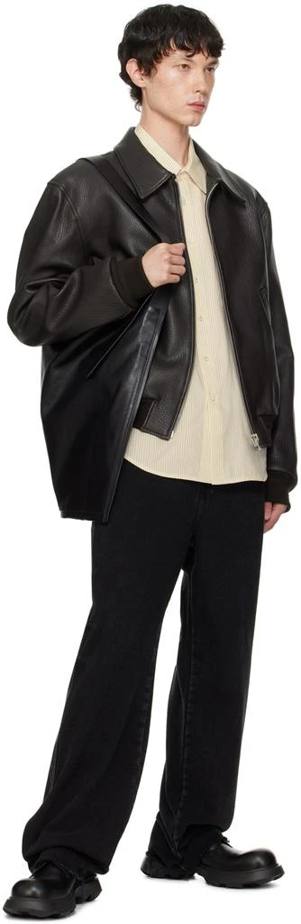 Recto Brown Ben Leather jacket 4