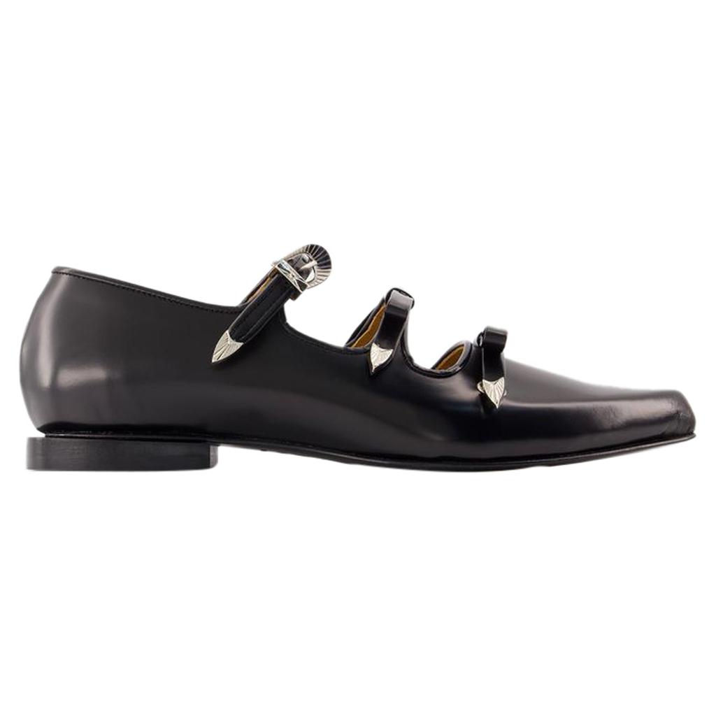 VALSTAR Aj1344 Ballerinas - Toga Pulla - Leather - Black