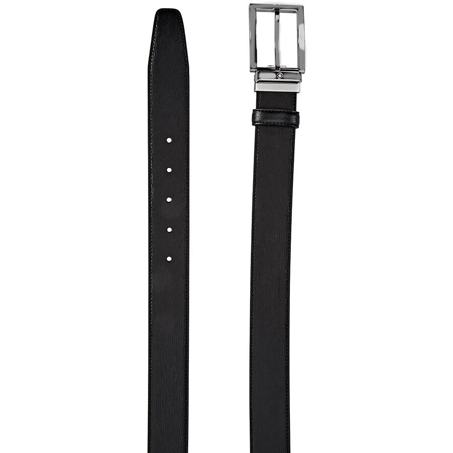 MontBlanc Black Westside Leather Belt 2