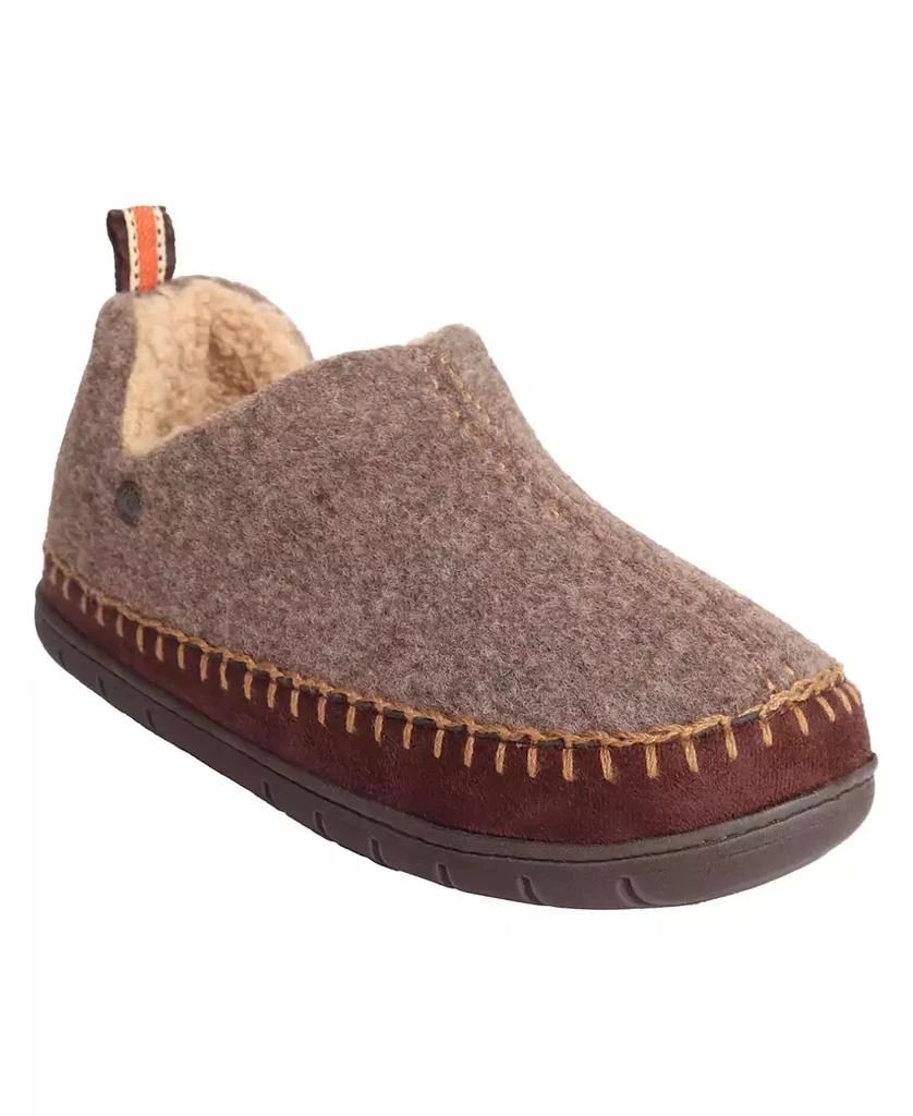 Weatherproof Vintage Men's Vintage Felt Bootie with Faux Shearling Lining and Indoor-Outdoor Sole Slipper 1