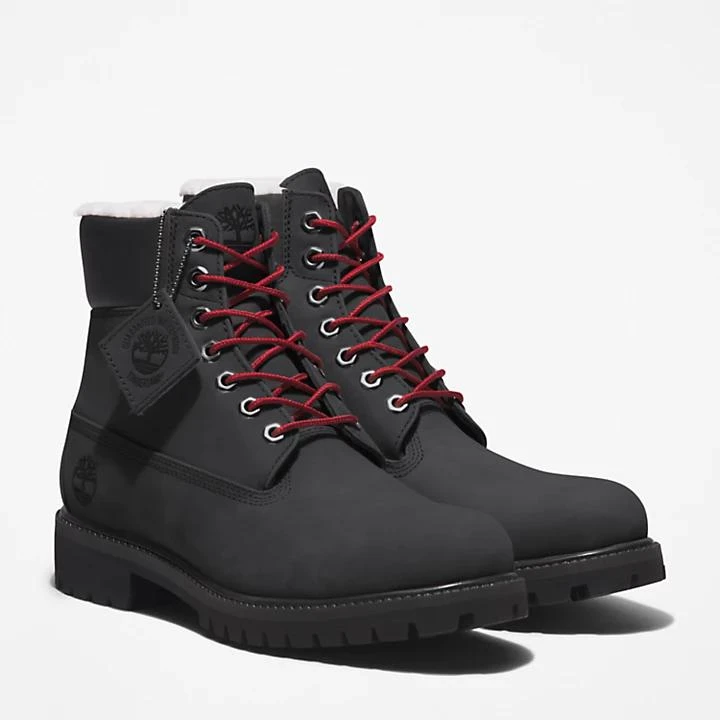 Timberland Timberland® Premium 6 Inch Winter Boot for Men in Black with Red 4