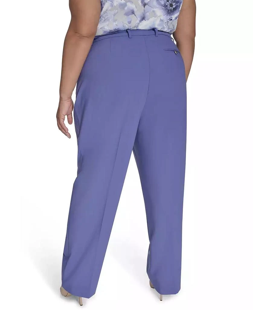 Calvin Klein Plus Size Lux Modern Fit Wide-Leg Pants 2