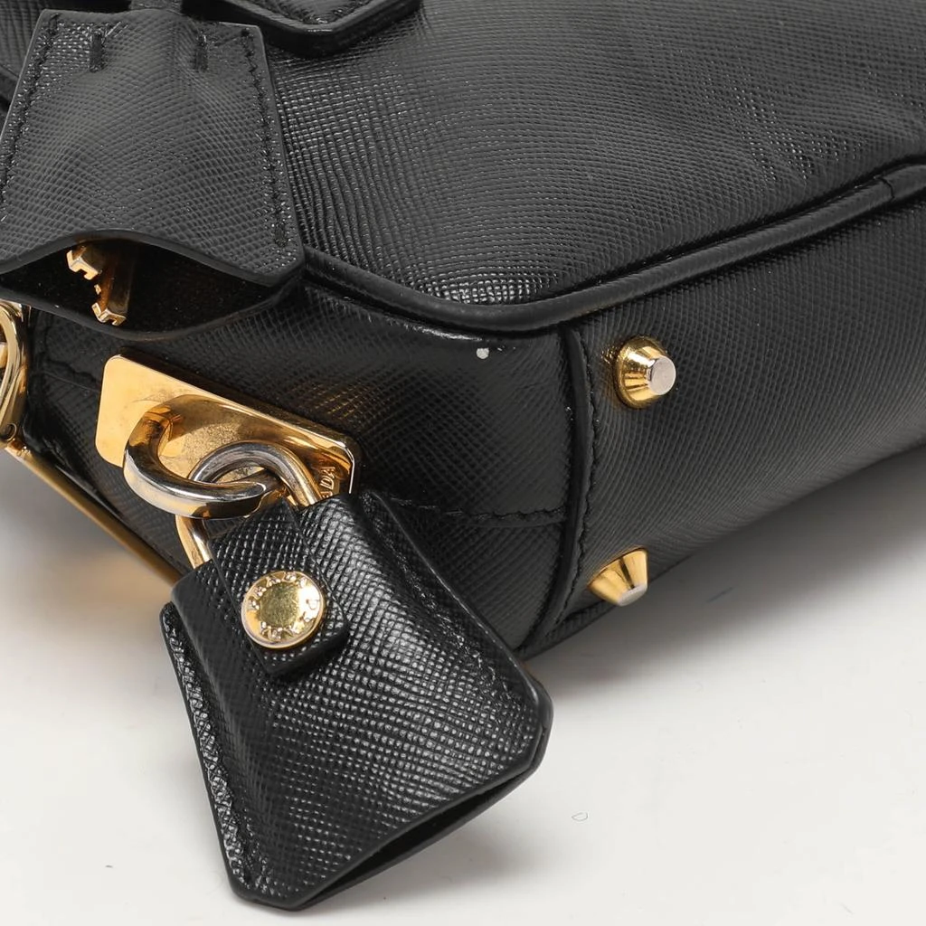 Prada Prada Black Saffiano Lux Leather Mini Crossbody Bag 15