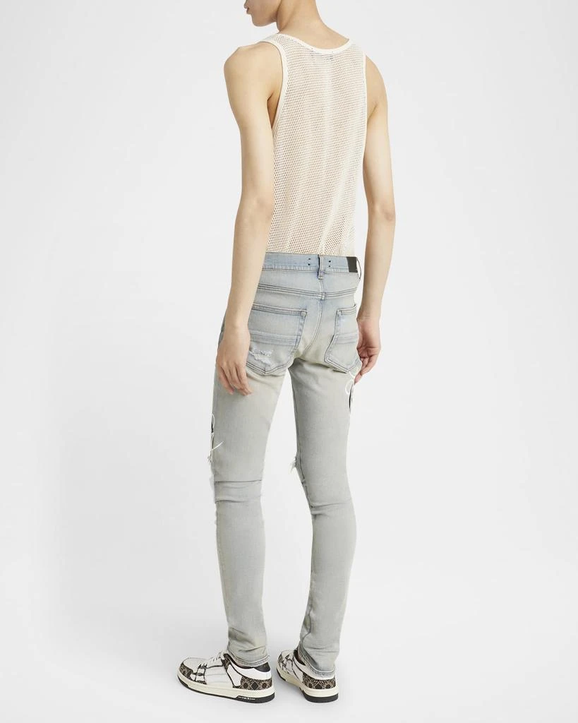 AMIRI Men's MA Music Note Skinny Jeans 3