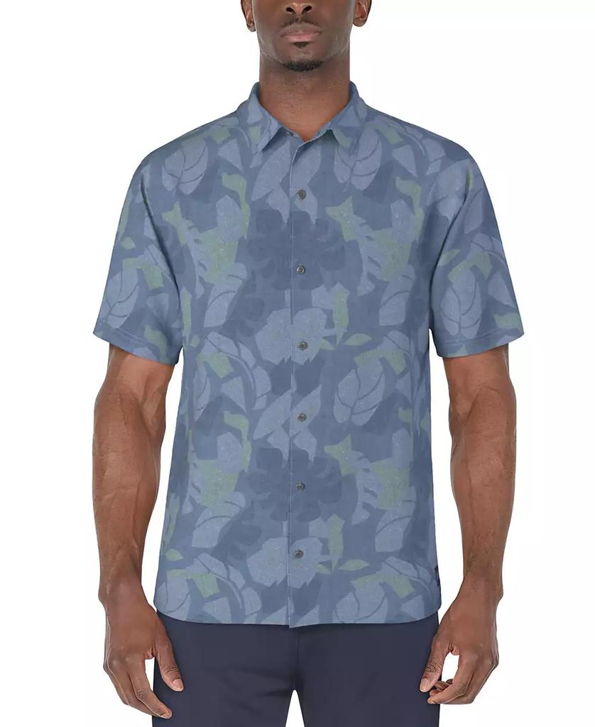 PGA TOUR Men's Tropical Woven Button-Down Shirt