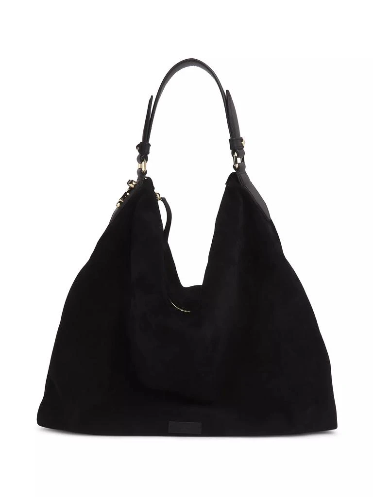 Jimmy Choo Ana Suede Hobo Bag 1