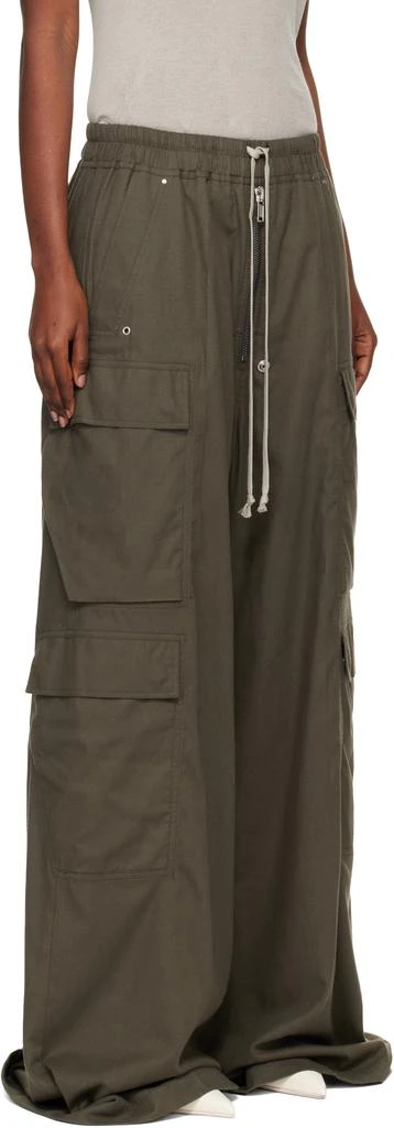 Rick Owens Khaki Concordians Cargobelas Trousers 2