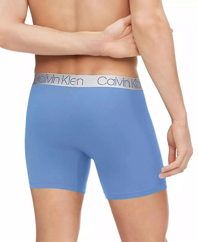 Calvin Klein Men's 3-Pack Chromatic Microfiber Boxer Brief Underwear 7